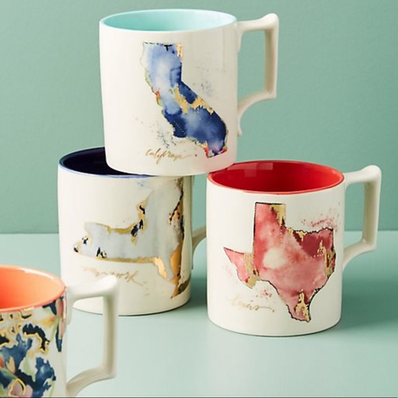 Anthro Whitney Winkler Home State Mug - California
